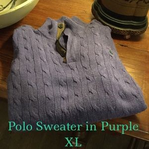 Polo cotton sweater